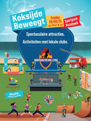 Affiche Koksijde Beweegt